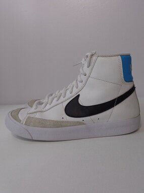 Nike Blazer Mid ‘77 (GS) White Black Photo Blue Shoes DA4086-108 Youth Size 4Y